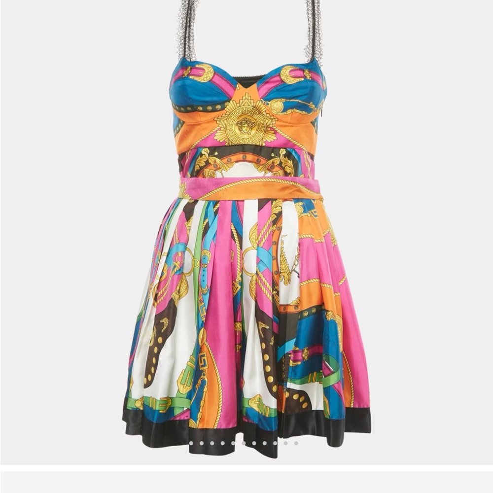 Versace Multicolor Skirt Set